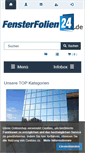 Mobile Screenshot of fensterfolien24.de